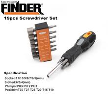 Finder 19 Pcs Screwdriver Set