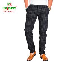 Virjeans Stretchable Cotton Check Black Chinos Pant for Men (VJC 715) 2