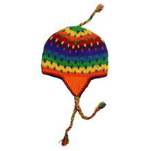 Multicolor Textured Woolen Cap - Unisex