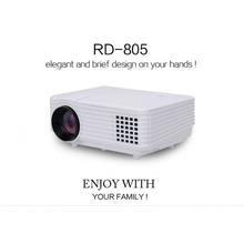 Original Excelvan RD-805 Mini LED Projector HDMI Home Theater Beamer Multimedia Portable Proyector Support 1080P Video Projector