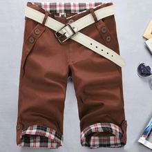 Men's casual shorts _ summer men's casual shorts plaid