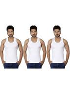 Amul Macho Men's Cotton Sleeveless Vest Sando ( pack of 3 )