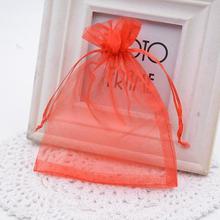 10pcs/lot 12*16cm Mariage Souvenir Organza Candy Bags 12Colors Wedding