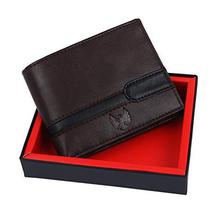 SALE-  Fur Jaden Brown RFID Blocking Leather Men's Wallet