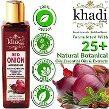 Khadi Global Red Onion Hair Oil for Hair Growth with