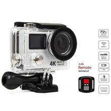 Aafno Pasal 4k Ultra HD Action Camera Wifi 1080p 60fps 16mp 2.0 Inch Dual Screen With Remote
