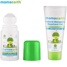 Mamaearth Natural Anti Mosquito Body Roll On, 40ml & Natural Mosquito Repellent Gel, 50ml Combo