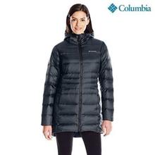 Columbia 1682851520 Hellfire Mid Down Hooded Jacket For Women- Pink