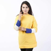 Round Neck Woolen Long Sweater For Women (LL-17-11)