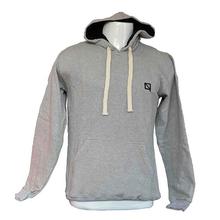 BASTRA Men's Crew Neck Hoodies (HoHfGyBl101) - Grey & Black