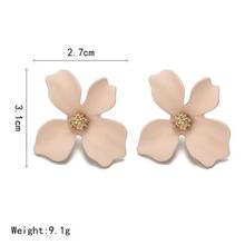 Korean Style Cute Flower Stud Earrings For Women 2018 New