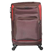 Light-weight 24 inch Oxford Rolling Luggage Suitcase Wheels Stripe Carry On TSA Travel Bags