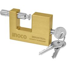 Ingco Heavy duty brass block padlock DBBPL0702