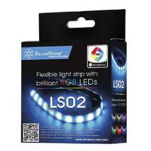 SILVERSTONE LS02 Tek Flexible 30cm LED 12-Inch Light Strip - (Multicolor)