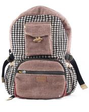 Decon Checks Hemp Backpack, Rucksack, Travelpack