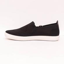 Caliber Shoes Black Casual Slip On Shoes For Men - (450)