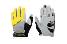 Yellow/Grey Full Cycling Gloves