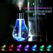 Cool Mist Humidifier Bulb Air Purifier humidifier with Whisper Quiet Operation,Automatic Shut-Off and LED Night Light Functions