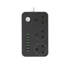 LDNIO SC3604 3 Socket Outlet & Smart 6 USB Port Power Strip