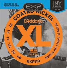 D'addario EXP110 Coated Nickel Wound Regular Light Gauge Elecric Guitar String