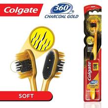 Colgate 360 Charcoal gold toothbrush - Golden