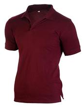 Summer Maroon Polo T-shirt For Men