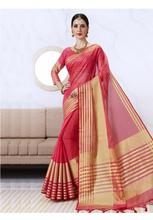 Stylee Lifestyle Coral Kota Silk Woven Saree -1541