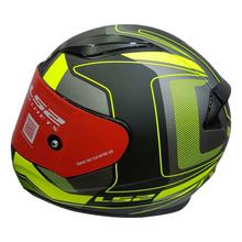 LS2  Rapid Full Face  Black/Green/Grey Helmet