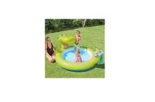 Intex Green Inflatable Gator Spray Pool For Kids