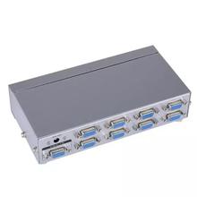 8 Port VGA Video Splitter - 1 in to 8 Out - 1 Pc to 8 Monitors