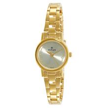 Titan Analog Gold Dial Women's Watch 917YM12