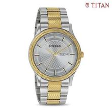 Silver Dial Stainless Steel Strap Watch For Men-1650BM03