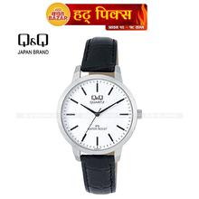 Q&Q C154J311Y Black Strap Analog Watch For Men