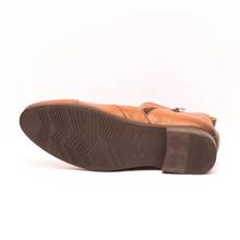 Caliber Shoes Tan Brown Slip On Lifestyle Boots For Men - (P 501 C)