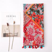 Korean Style Sun Protection Premium Printed Scarves For