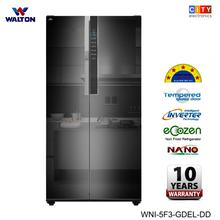 WALTON 563 Litres Intelligent Inverter Side By Side Refrigerator (WNI-5F3-GDEL-DD)