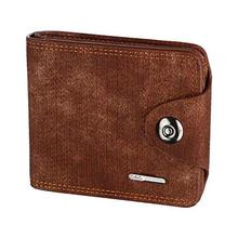 OMFashion Leather Men's Wallet (Hard Brown)