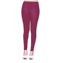 Rani Pink Solid Churidaar Leggings For Women