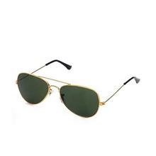 Green Classic Aviator Sunglasses