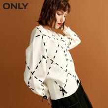 ONLY  womens' winter new loose rope lace knit sweater Trendy