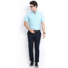 Indian Terrain Slim Fit Casual Shirt – Aqua