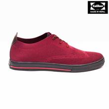 Caliber Shoes Red Casual Lace Up Shoes For Men  - ( 460B )