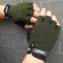 2018 Men Cycling Gloves Half Finger Bicycle gloves for bicycles  Anti-skid Soft Breathable Cycling Mittens Fitness Sports #EW