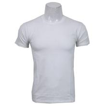 Men's White Solid Plain Tshirt