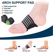 Foot Arch Support Plantar Fasciitis Heel Pain Aid Foot Run-Up Pad Feet Cushioned Cushioned Shoes Insole Sports