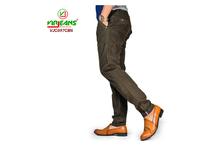 Virjeans Stretchable Oversize Cotton Chinos Pant for Men (VJC 697) Black