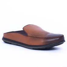 Caliber Shoes Tan Brown Casual Slip On Shoes For Men - ( 533 O)