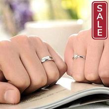 SALE-Peora Valentine's Day Gift Hamper of Couple Ring with