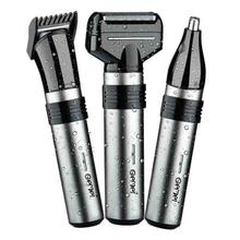 Gemei GM-572  Waterproof 3 in 1 Hair Clipper and Trimmer