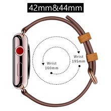 JINYA Luna Leather Band For Apple Watch 42MM / 44MM Brown